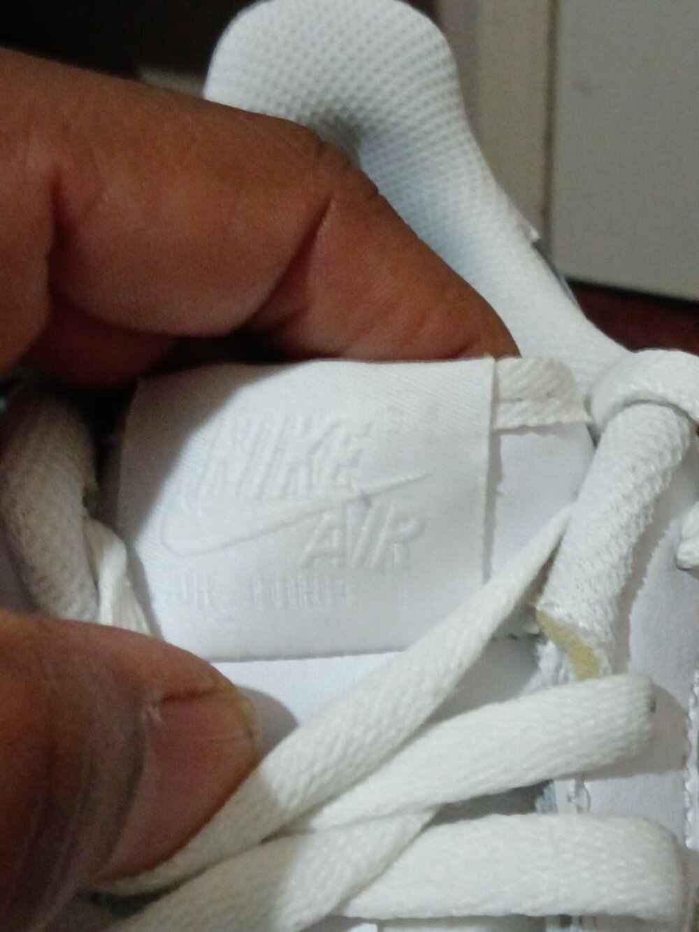 Nike Air Force 1 Low GS Shoes Size 6Y Youth Womens 7.5 Triple White Leather - Picture 6 of 13